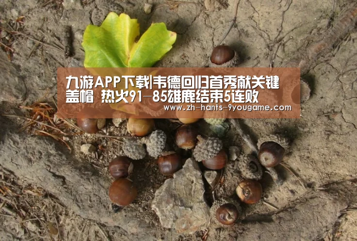 九游APP下载|韦德回归首秀献关键盖帽 热火91-85雄鹿结束5连败(图2) 九游游戏中心